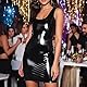 Damen Latex Kleid Club Party Kurzes Rock,Massives Schwarzes Latex Gummi Bodycon Minikleid Handgemachte Kleidung L