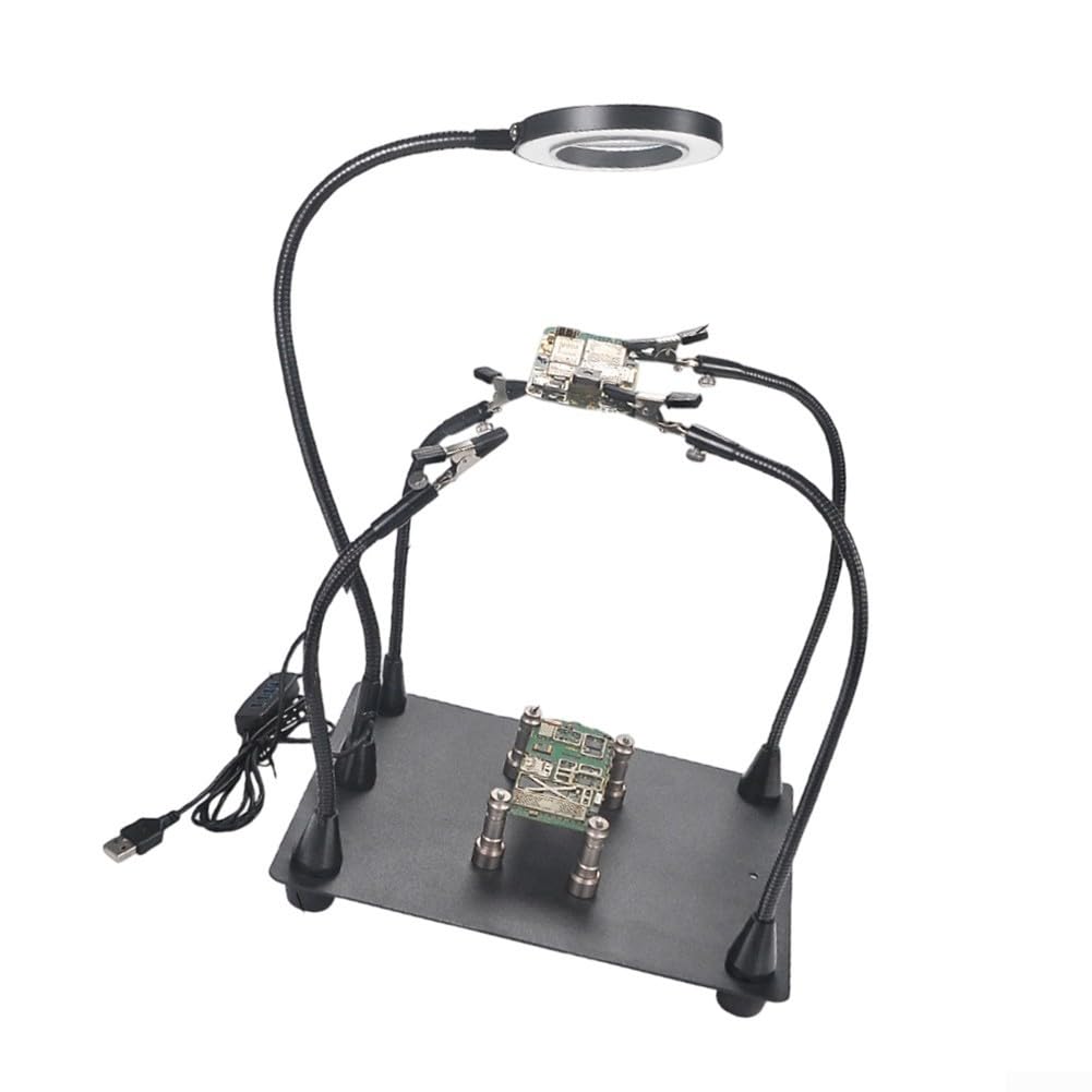 Lente d'Ingrandimento per Saldatura con Illuminazione USB