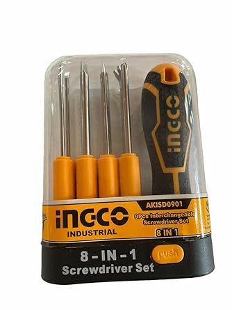 Ingco 8 In 1 Screw Driver Set