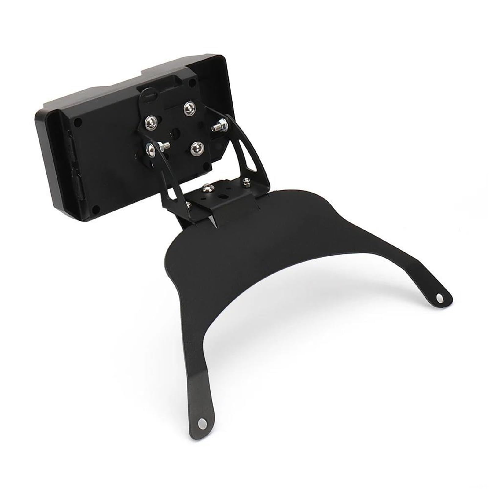 Genérico Soporte De Placa Navegación Motocicleta para Tricity, para Teléfono, Kit Instalación Extensión para Móvil Golpes Teléfono Soporte Placa