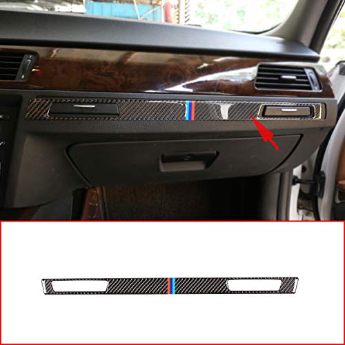 Tira Decorativa Portavasos Fibra Carbono BMW Serie 3