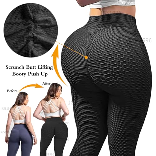 JGS1996 Butt Lifting Leggings for Women Tummy Control Workout Yoga Pants High Waisted Scrunch Booty Gym Tights4