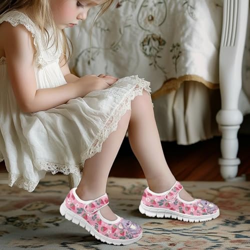 Girls Dress Shoes Animal Print Mary Jane Shoes School Wedding Party Shoes for Little/Big Girl4