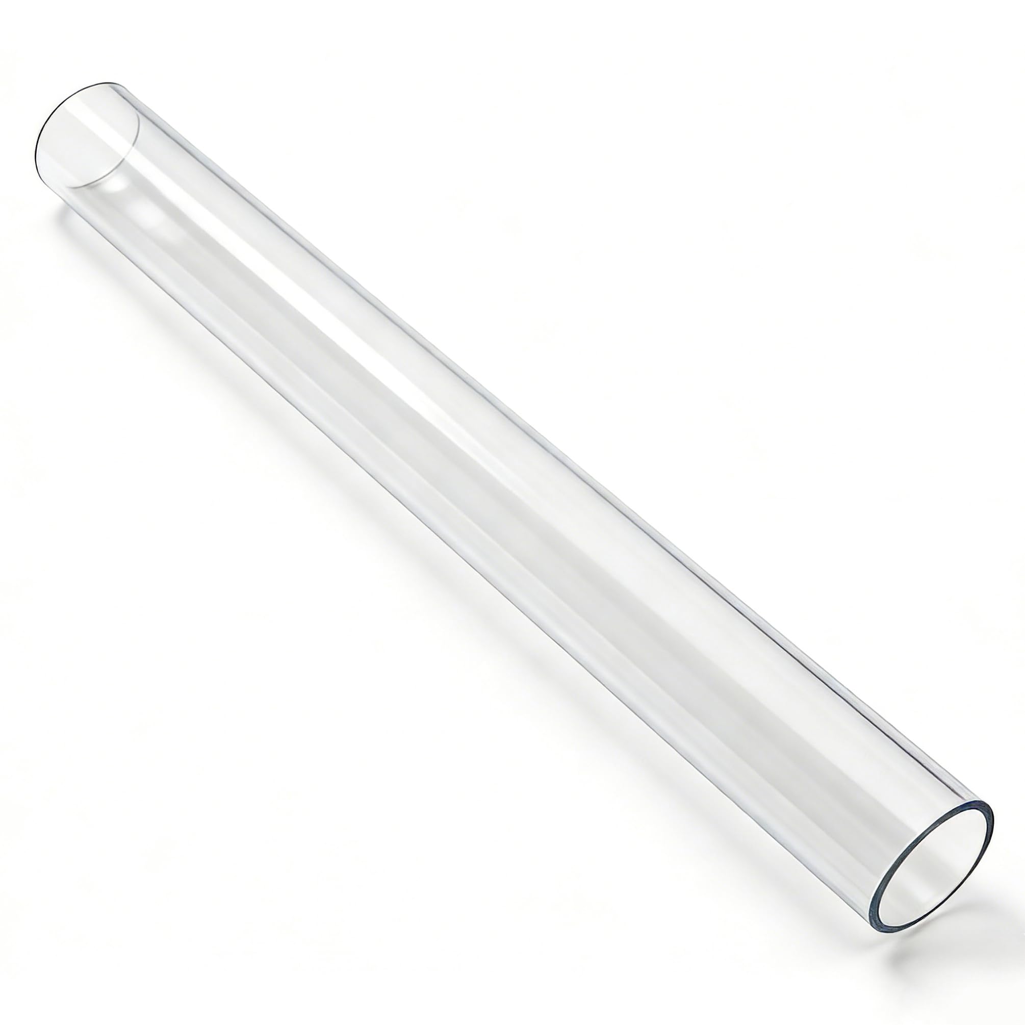 FixtureDisplays® Clear Acrylic Tube 4" (Nominal) Diameter (3.937" Exact Outside dim) x 24" Long, 5/64" (2mm) Wall Open Ended 15139-24"-1PK-NPF