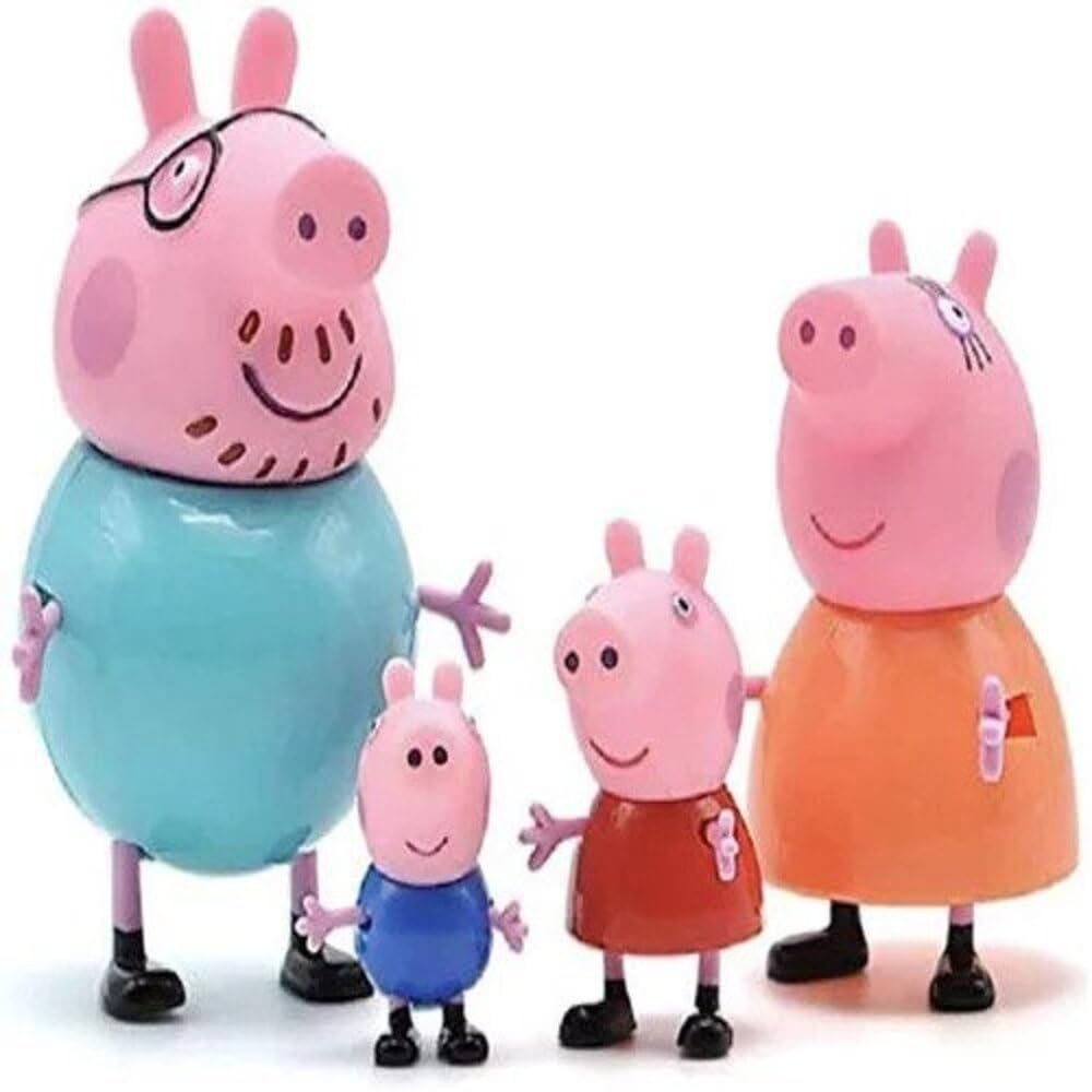 Nona mona Peppa Pig Family Toys | Decoration Toys for Cakes 1-Piece Toy Set | Best Gift and Toy for Kids(1pc Packing)