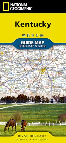 Kentucky Map (National Geographic Guide Map)