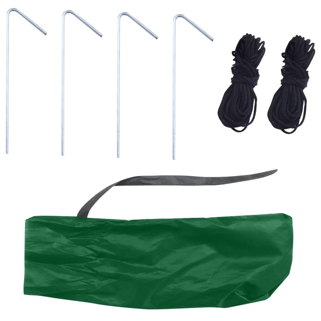 vidaXL Parapluie de pêche vert 240x210 cm