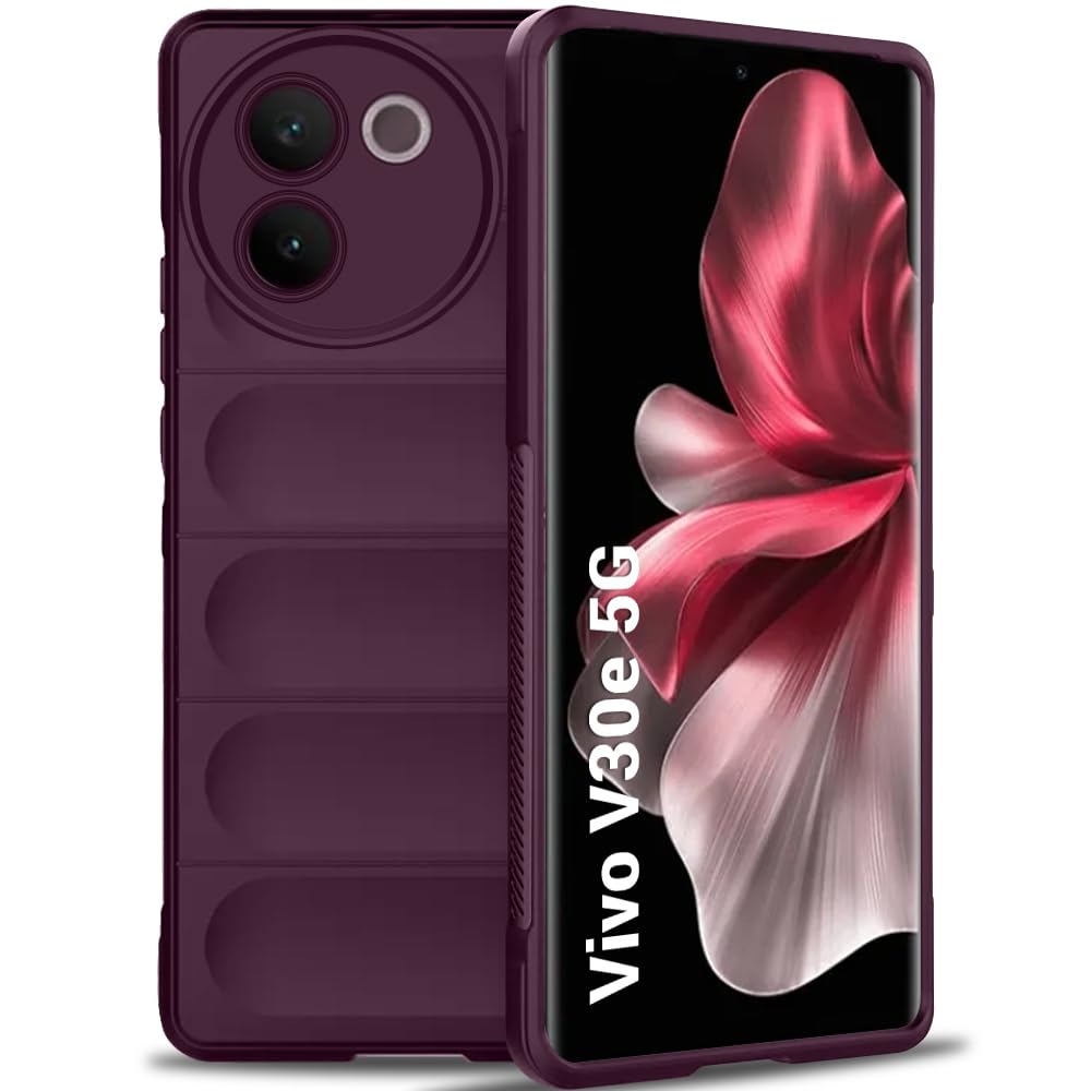 TheGiftKart Liquid Silicon Back Cover Case for Vivo V30e 5G | Shockproof Military Grade Protection | Micro-Fibre Cloth On Inner Side | Built-in Anti-Slip Grip Vivo V30e 5G Back Cover Case (TPU, Plum) (B0D2TBBTZW) Amazon Price History, Amazon Price Tracker
