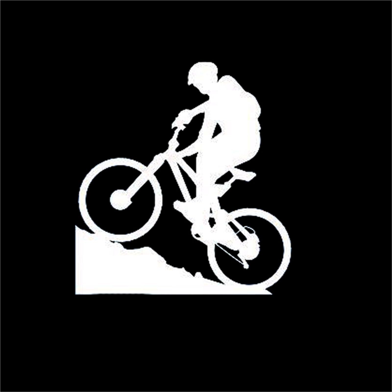 HAfgDJ Motorcycle Car Sticker 10.9CM*11.8CM Mountain Biking Extreme Sports Bicycle Boy Sticker Funny Stickers and Decals