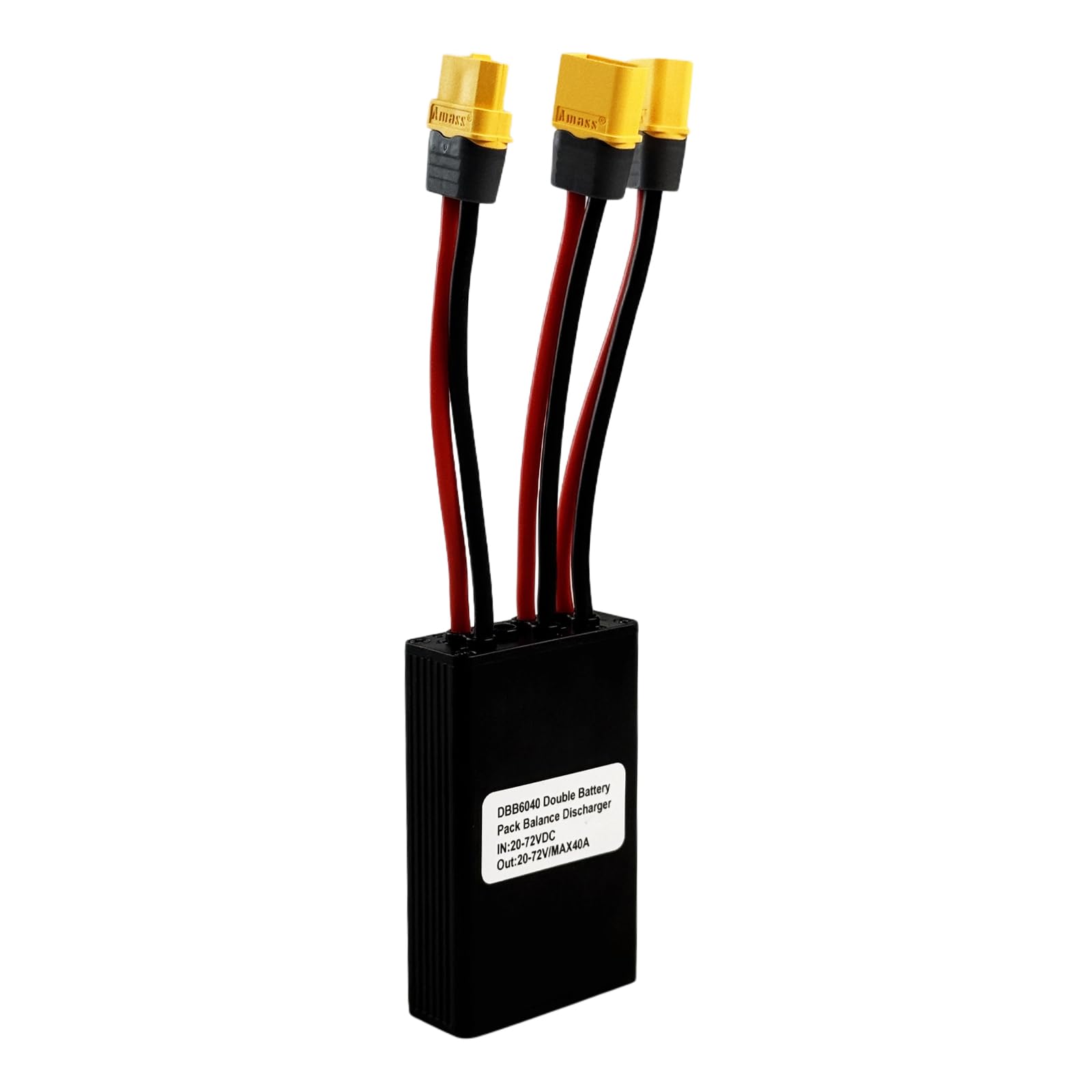 Dual Battery Connector 20V-72V 40A Dual Battery Parallel Module Adapter