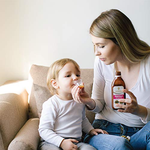 BEE&YOU Propolis Honigsirup, für Kinder mit Vitamin-C, Nahrungsergänzungsmittel für Kinder, 100% natürlich und ohne Zusatzstoffe, 33 internat. Auszeichnungen, 12 Zertifikate, Glutenfrei, ohne Zucker – Bild 6