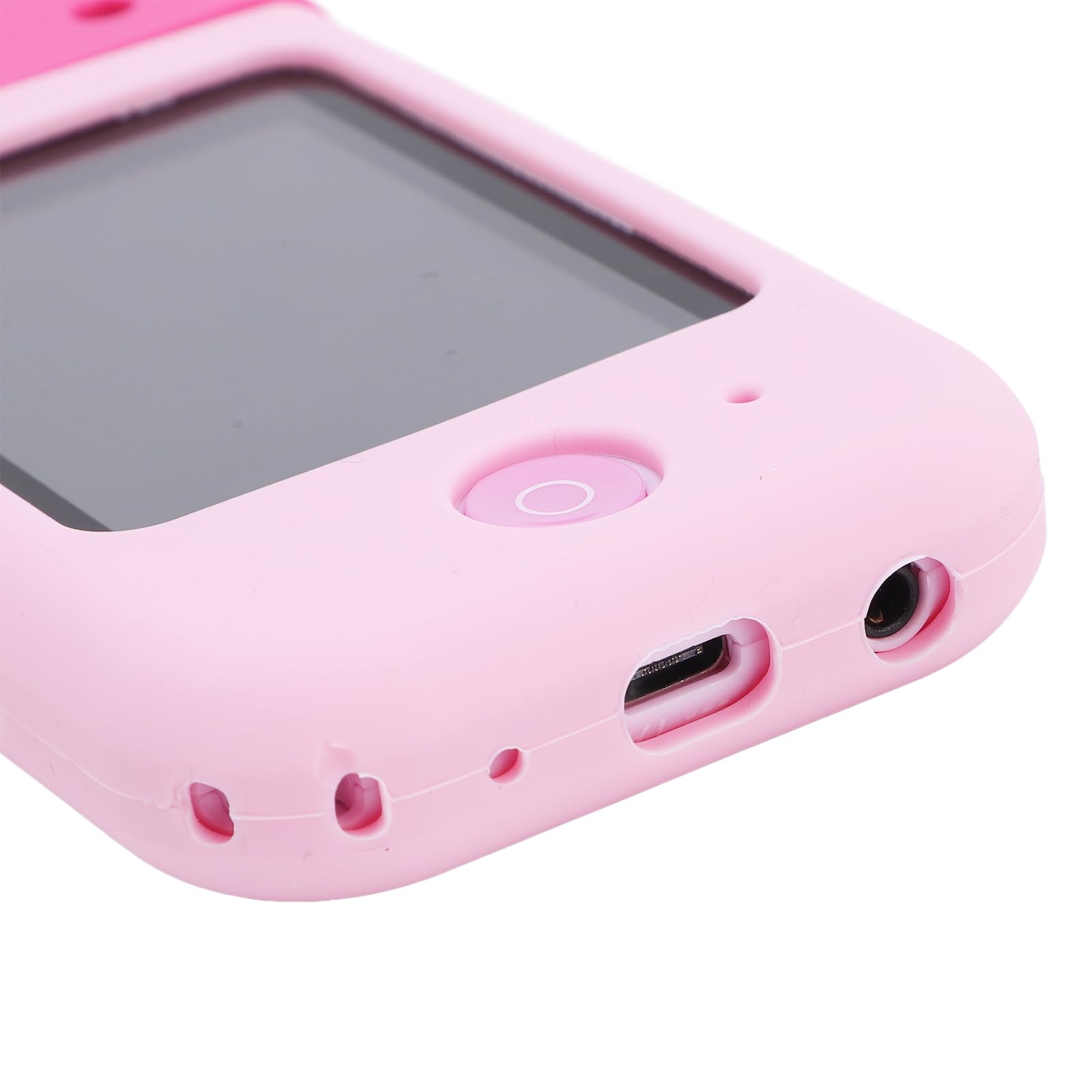 Fockety Giocattolo per Smartphone per Bambini, Fotocamera Flip con Touchscreen da 2,8 Pollici 1080P HD, Giocattolo per Imparare a Giocare con Lettore Musicale e Giochi (PINK)