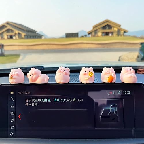 Miniatura 1 de Accesorios para el interior del automóvil, decoración de cerdo lindo para espejo retrovisor (cerdo)