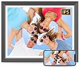 FULLJA Digital Picture Frame 15-inch - Smart WiFi Digital Photo Frame 32GB Large HD IPS Touch Screen, Motion Sensor, Wall Mountable, Instant Sharing Photos and Videos via App or Email