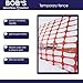 BISupply 4 FT Safety Fence 50 FT Plastic Roll for Construction, Pet, and Event Fencing, Orange