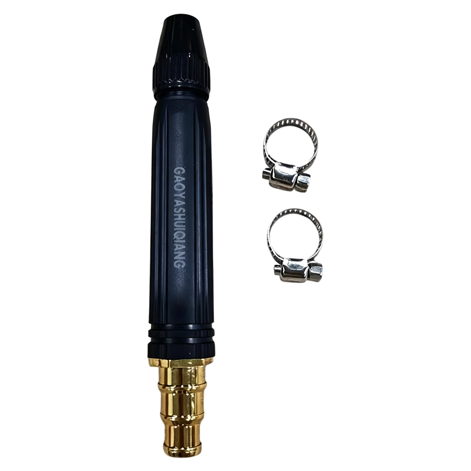 Pressure Water Nozzle for Household Cleaning and Garden Care with 2 Clamps Included Household Garden Sprayer