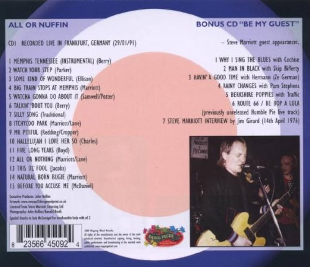 Steve Marriott - All Or Nuffin (The Last Concert) - Amazon