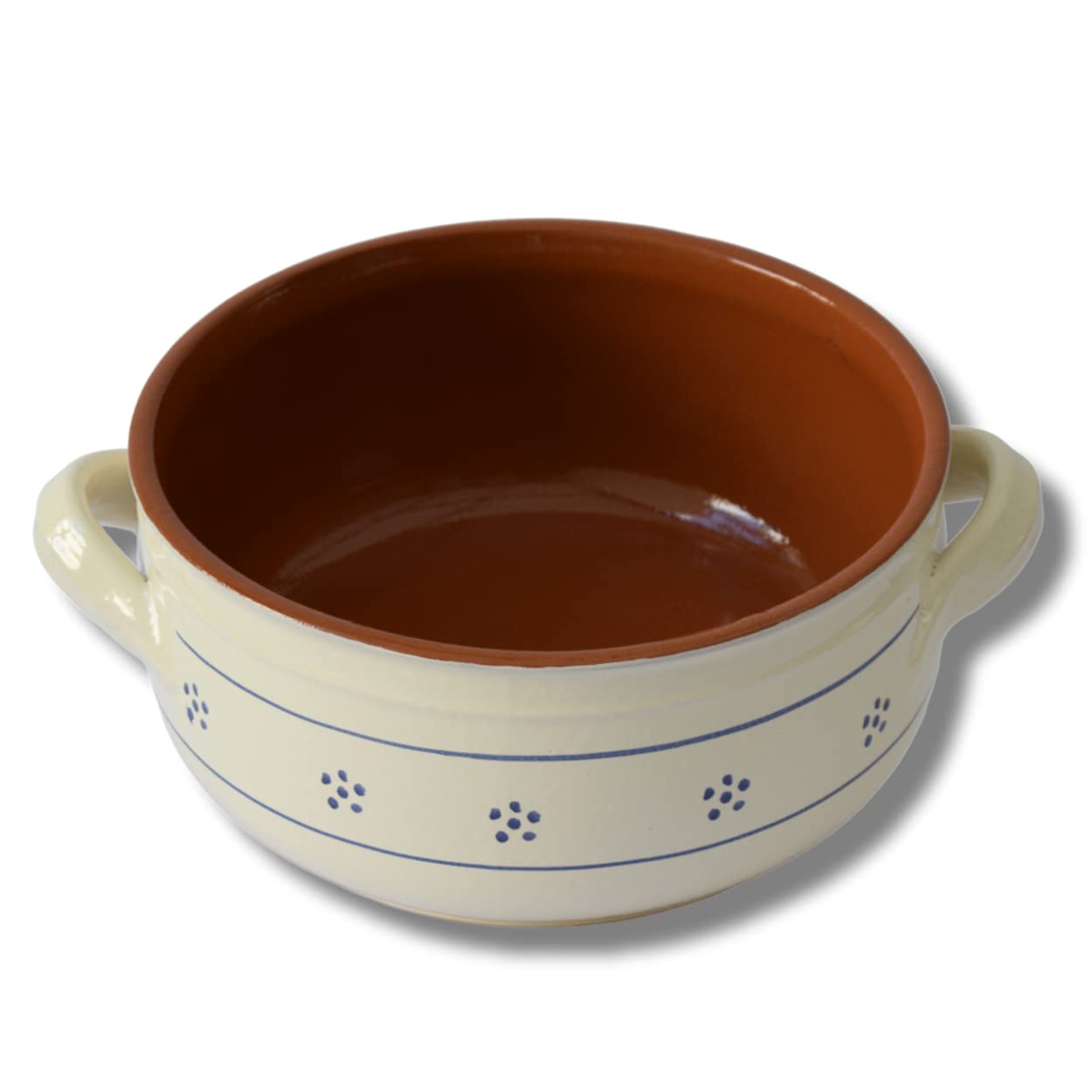 Pentola In Terracotta 25cm Con Coperchio - Casseruola Artigianale Per Cucina Naturale - Foto 14