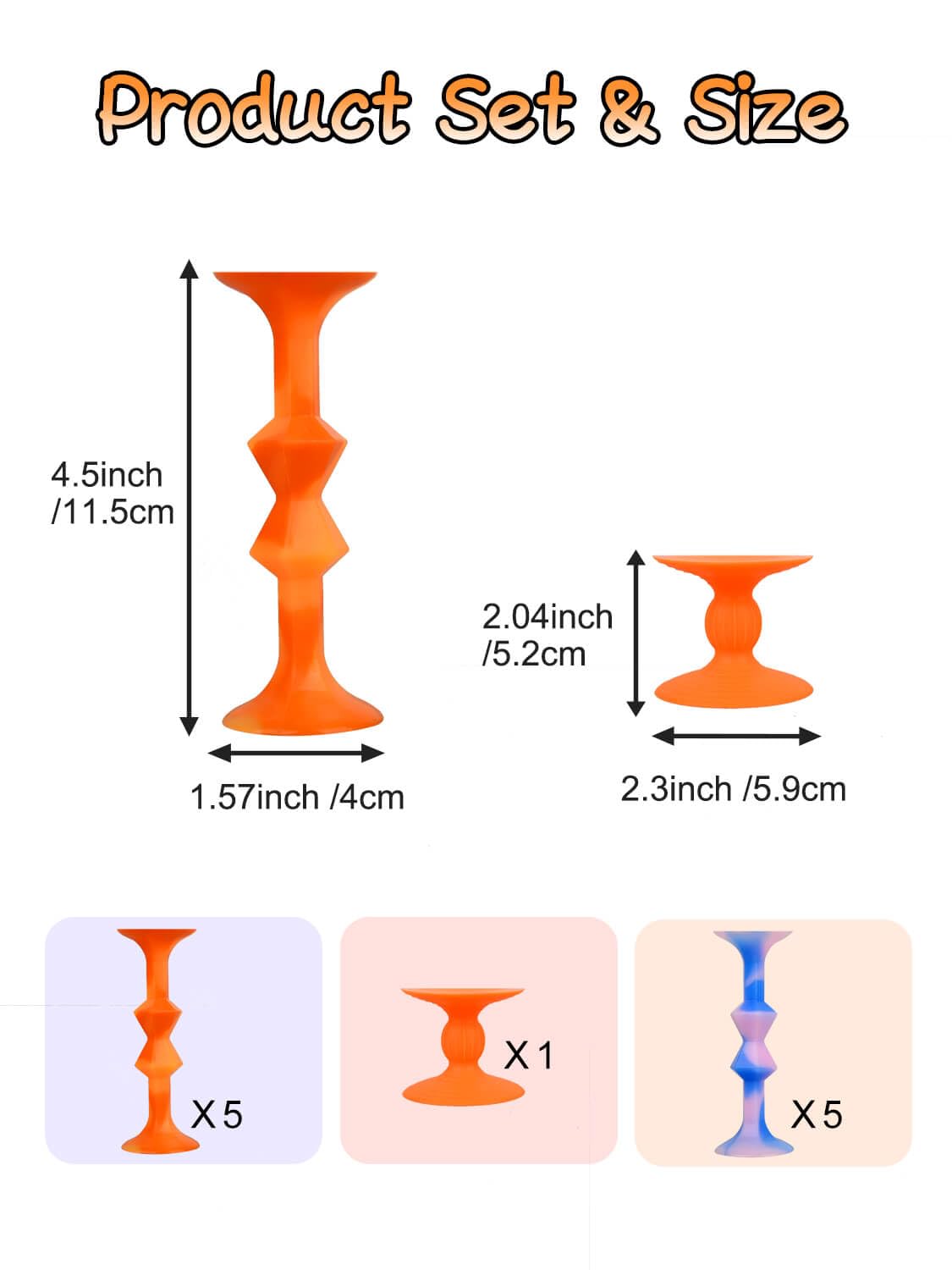 CrosCentury 11Pcs Diamond Styled Valentine's Day Silicone Suction Cup Dart Game Pictionary Game for Family Party (Mix Color)