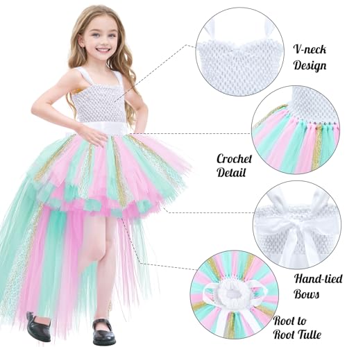 Vestido tutu de hadas para niñas 6 años miniatura 4