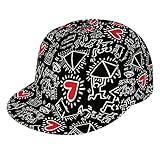 Keith-Haring Baseball Cap Adult Adjustable Mountaineering Classic Washed Casquette Flat Cap Outdoor Sports Hat