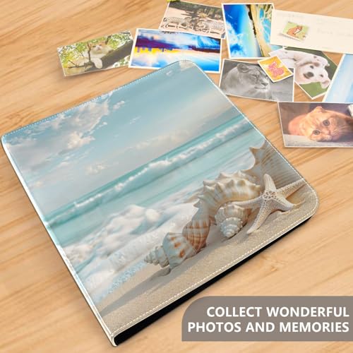 Álbum de Fotos Adhesivo DIY, Álbum para Recortes con Encuadernación de 3 Anillas, Libro de Fotos para Recuerdos, 40 Páginas, Tamaño 8x10, Cubierta de Poliuretano miniatura 5