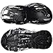 Imagen de Zuecos y Mules para Hombre Mujer Verano Zapatos de Jardín Zapatillas de Playa Piscina Slip On Sandalias Cómodo Negro Blanco 42