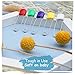 Comffy 50 PCS Diaper Pins - Stainless Steel Pins with Plastic Safety Lock, Large Nappy Pins with Colorful Plastic Heads, 5.5cm x 1.1cm - Safety Pins for Baby Cloth Diapers
