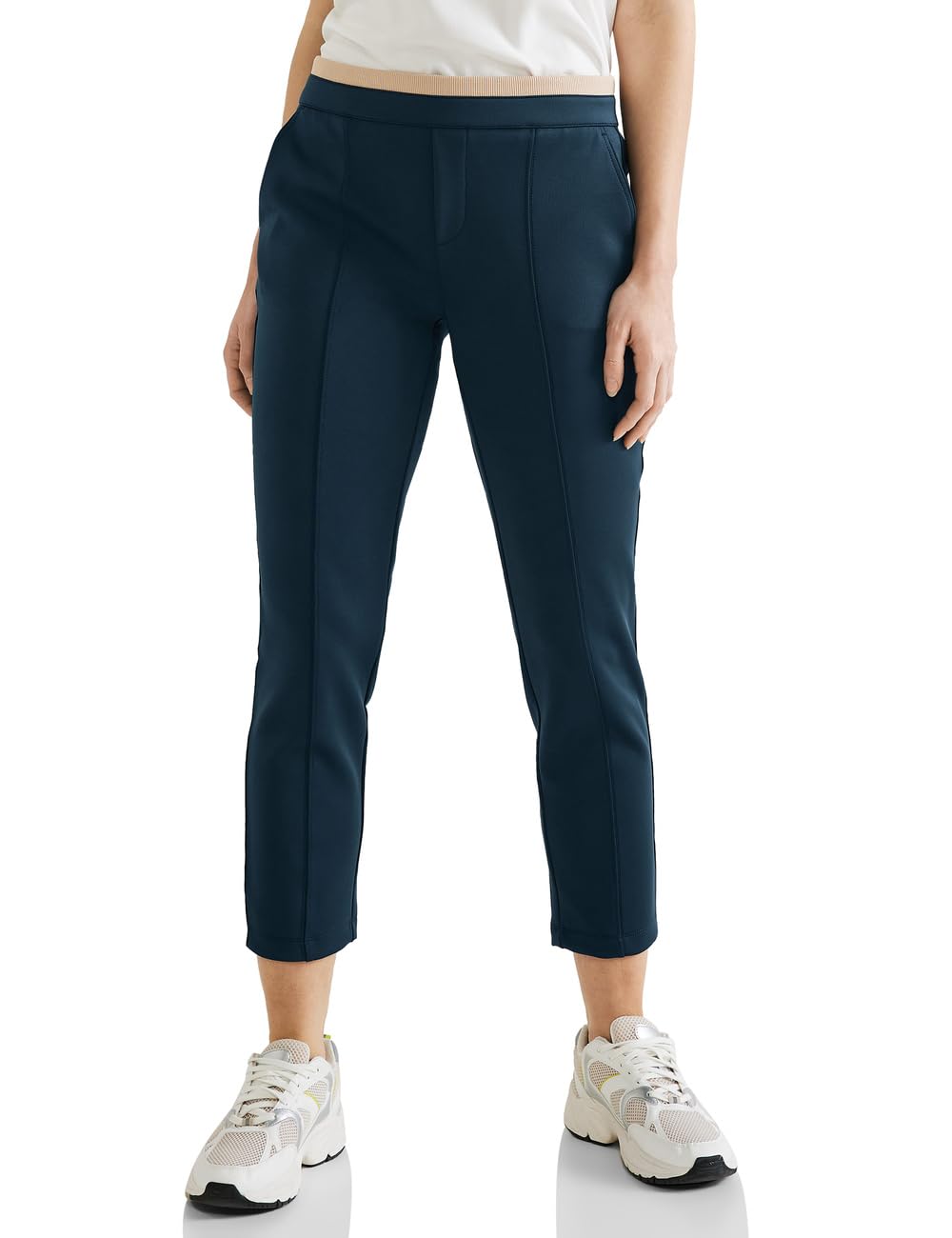 Street One Damen Loose Fit Hose mit Stretch