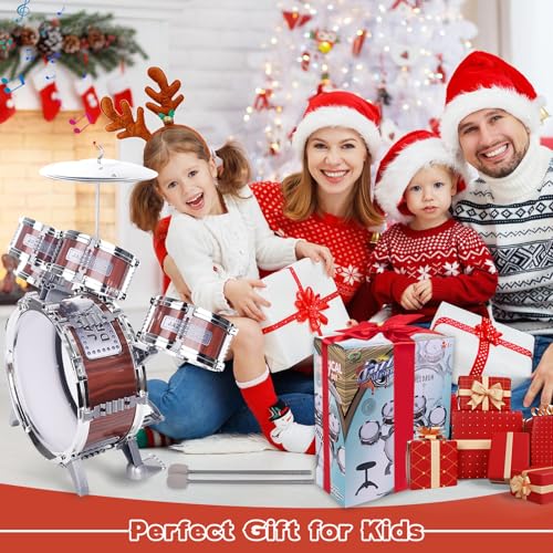 Yemona 586-335-A1 Kids Drum Set, Toddler Jazz Drum Music Toys 5 Drums thumb #6