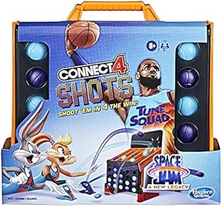 Hasbro Gaming Connect 4 Shots: Space Jam A New Legacy Edition Game, Inspired by The Movie with Lebron James, Fast-Action Game for Kids Ages 8 and Up , Blue