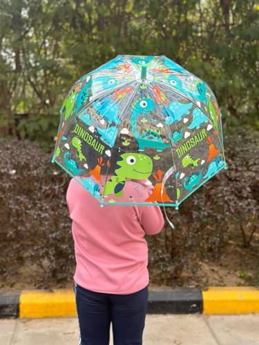 Image of Rainbow Smiling Sun Umbrellas Children Magic Cloud Transparent, See through Dome Umbrella for Children, Umbrella for Girls and Boys, Umbrella for Kids