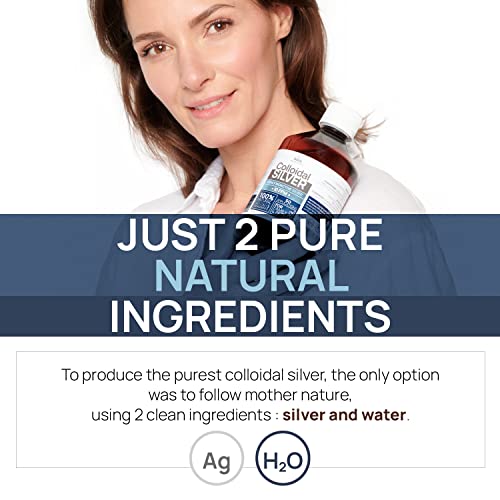 Institut Katharos Colloidal Silver Liquid 8 Fl Oz 10 Ppm - Bioactive Hydrosol Silver Water - Natural Immune Support Nano Sol Supplement Solution thumb #3