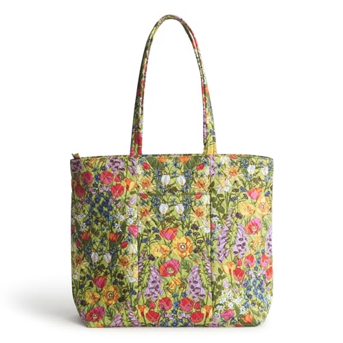 Vera Bradley Premium Cotton Original Zip Tote Bag,...