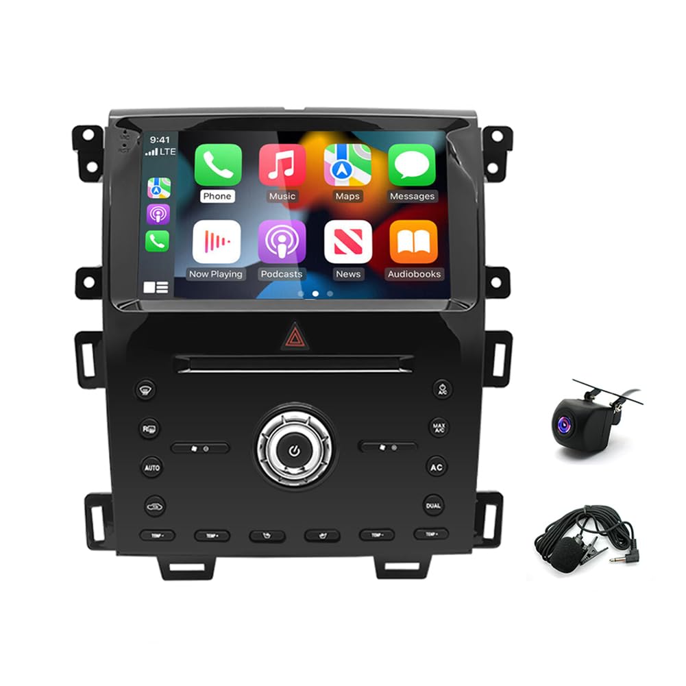 Autoradio 2 DIN Android 14 Per Ford Ka 2008-2014 – Schermo 9 Pollici 4+64GB, CarPlay E Android Auto Wireless, GPS, Bluetooth, DSP