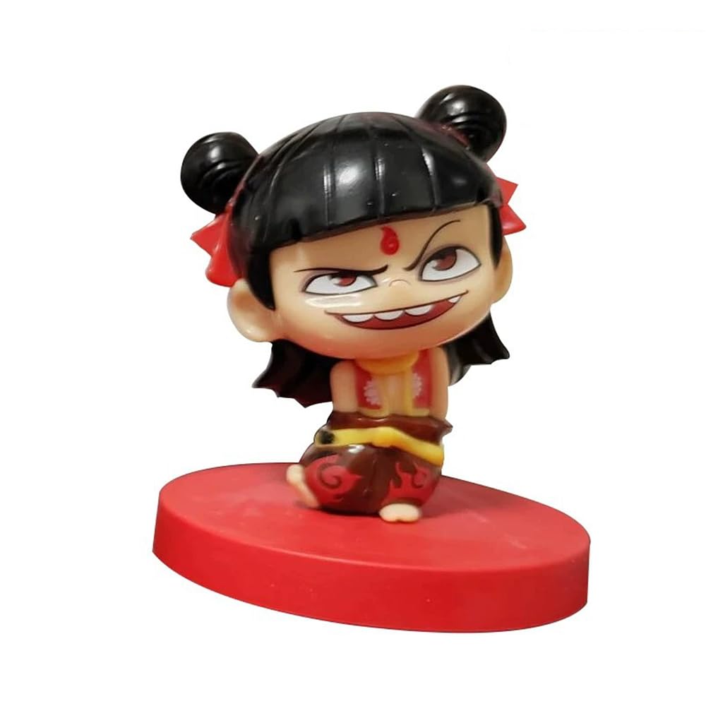 VHJdtE Figurines, Nezha Series Figures, Desktop Decorations, PVC Dolls(C)