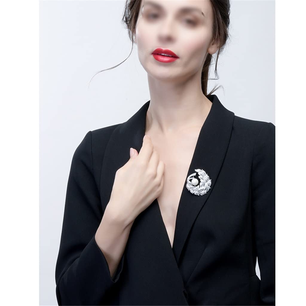 Engel Imitation Perle Brosche Weiblichen Koreanischen Pin Strickjacke Taste Elegante Temperament Corsage Mantel Mantel Zubehör