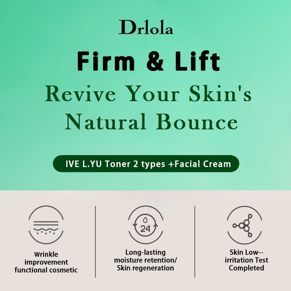 3-in-1 Anti-Falten Pflege Set - 1 Jojoba Esters Toner & 1 Centella Toner & 1 Anti-Falten Gesichtscreme - Anti-Falten Routine - Reiseessentials - Selbstfürsorge - Koreanische Schönheit