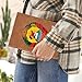 Coat of Arms of Mozambique Mozambican Flag Emblem Leather Journal for Men Women 100 Pages A5 Ruled Notebook Lined Notepad for Drawing Writing Note Taking Travel Diary for Work School Teachers Students
