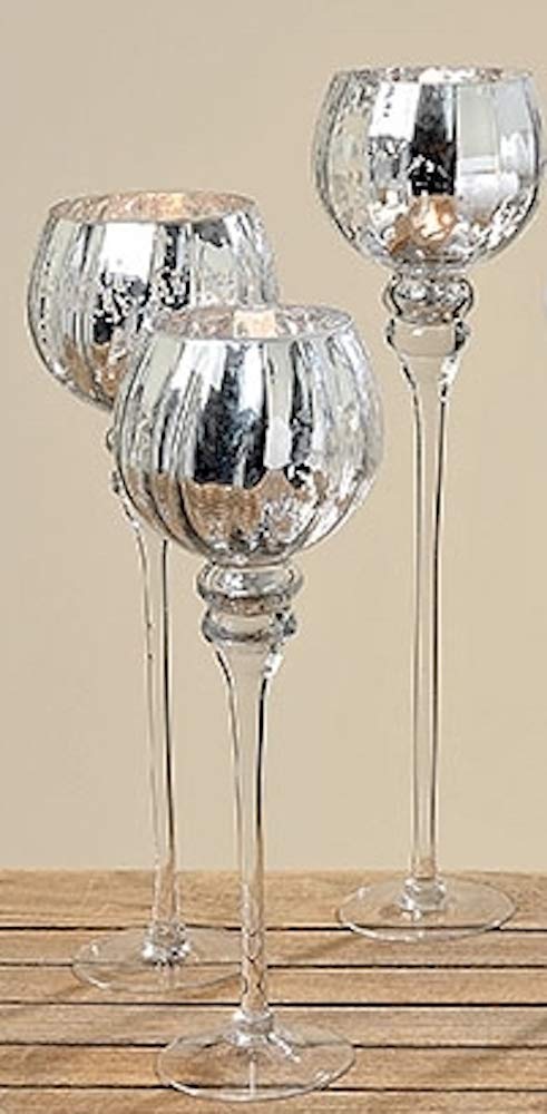 Boltze Windlicht Manou 3-teilig Glas