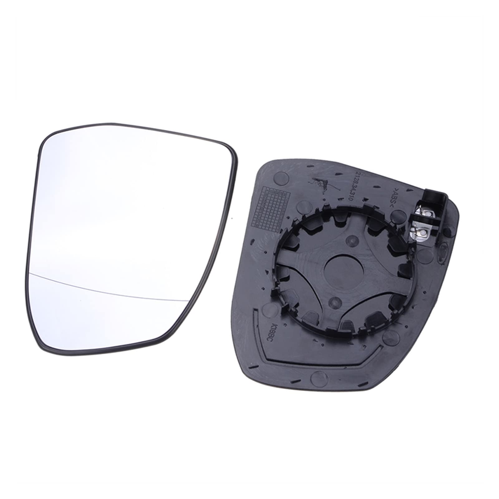 Auto Lente A Specchio Antiappannamento In Vetro Specchietto Retrovisore Laterale Riscaldato Per Messa A Fuoco Per MK3 3.5 2008-2018 Per Hatchback Mondeo Per MK4 Lente Retromarcia Specchio (Colore : W