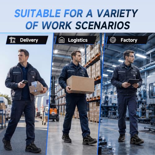 Image of Steel Toe Shoes for Men Women Lightweight Work Shoes Men Breathable Safety Shoe