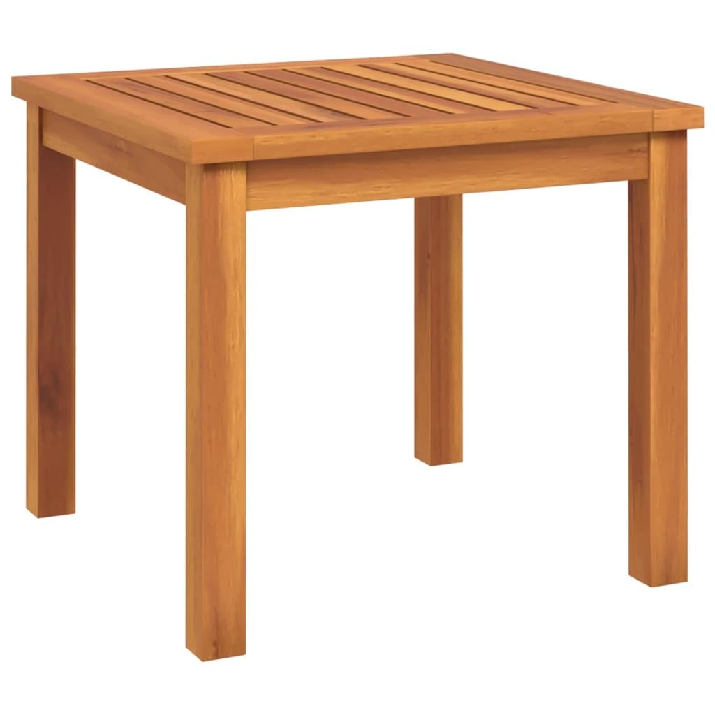 stolik kawowy z litego drewna akacjowego 40 x 40 x 36 cm stabilny blat do ogrodu na taras do wewnątrz na zewnątrz stolik pomocniczy stolik do herbaty trwały łatwy w pielęgnacji