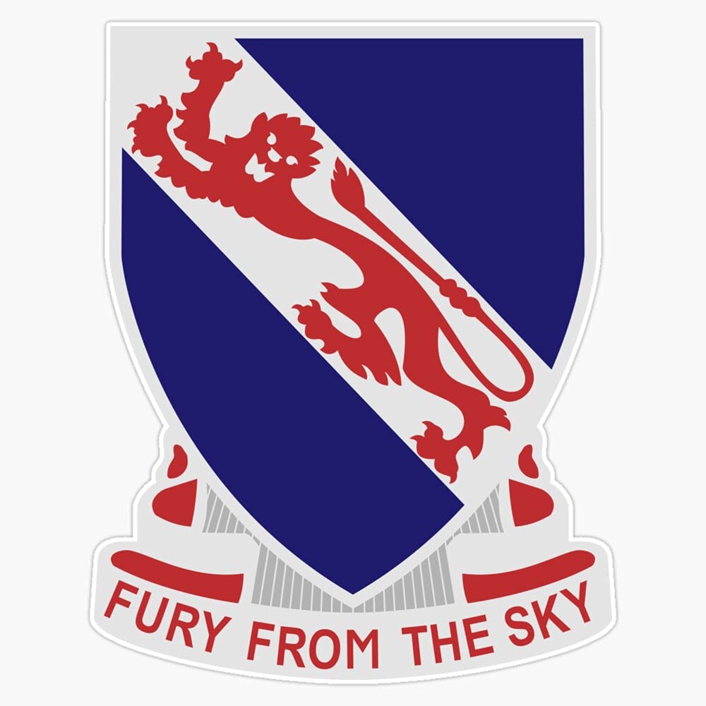 HOF Trading 508Th Parachute Infantry Regiment Vinyl Sticker Waterproof Decal Laptop Wall Window Bumper Sticker 5"