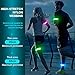 KOSKILL LED Armband Running USB Rechargeable(2 Pack), High Visibility Wristband for Runners, Joggers, Pet Owners, Cyclists, Adjustable Waterproof Reflective Bracelets for Night Running, Walking