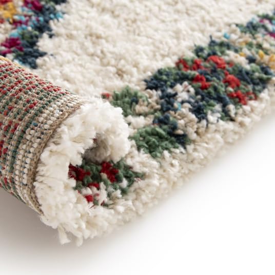 Decoweb Tapis Motif berbère - Kaya - Multicolore - 200 x 290 cm