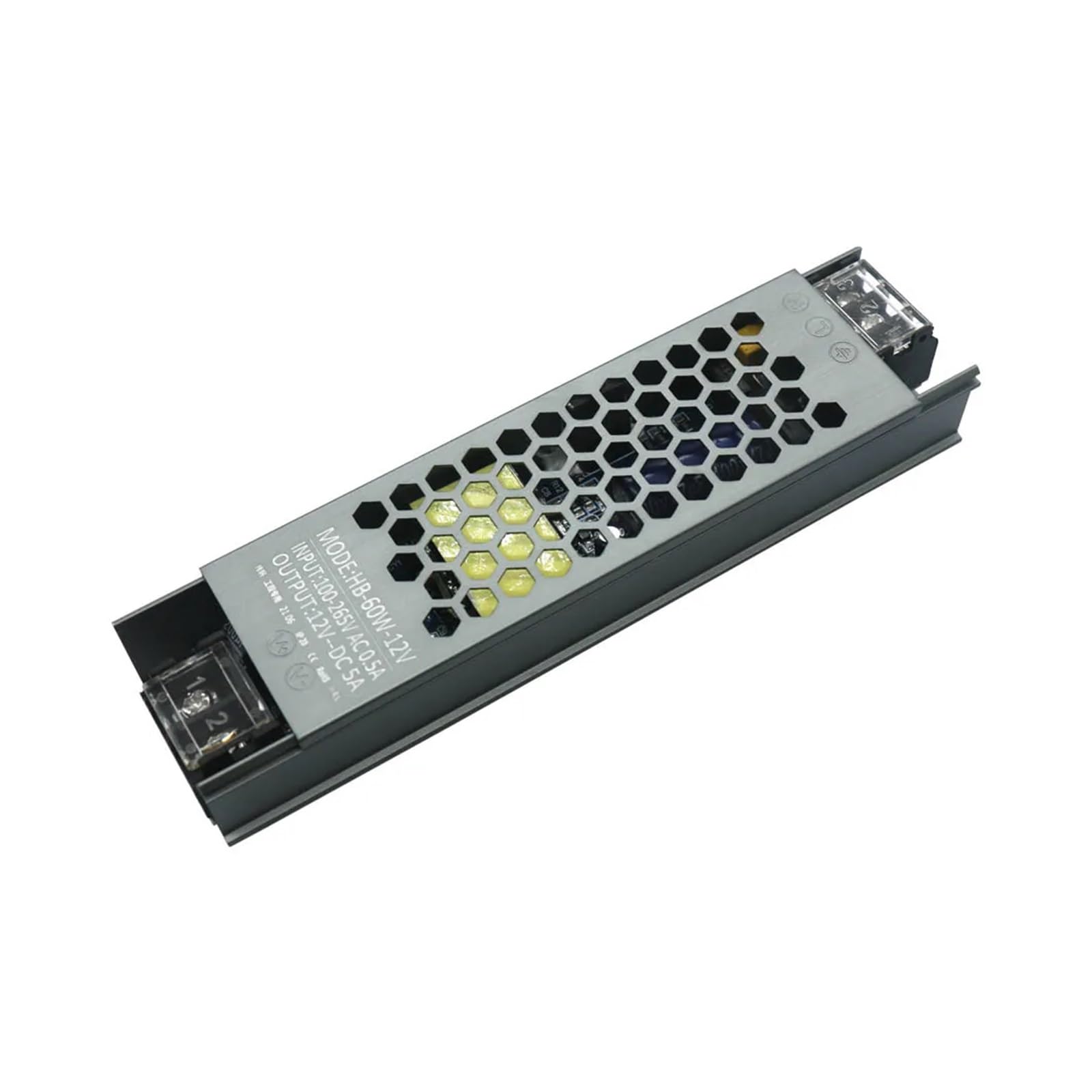 Transformateur LED 12V 60W ultra-mince pour ruban lumineux
