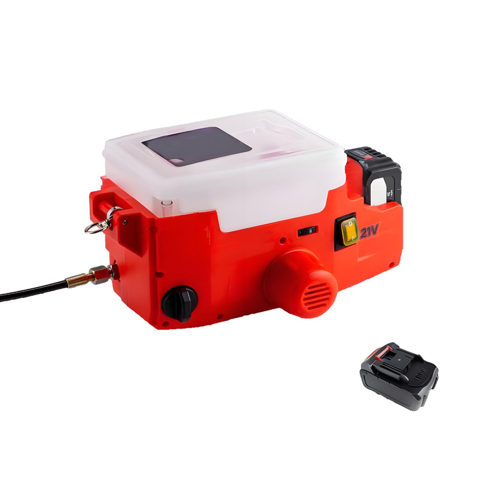 YXYLJOZ High Pressure Cordless Paint Sprayer 500W, 1.7L Capacity, Lithium BatteryHigh Pressure Spraying Tool, Suitable for Indoor and Outdoor Spraying