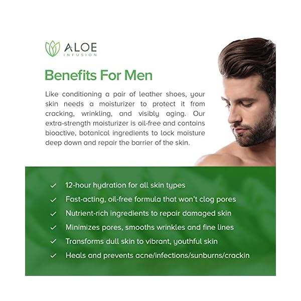 Aloe-Infusion-Body-and-Face-Moisturizer-Natural-Moisturizing-Cream-with-Organic-Aloe-Vera-Skin-Care-for-Dry-Skin-Anti-Wrinkle-Acne-Scars-Rosacea-Psoriasis-Eczema-Cream-Lotion-for-Men-Women Aloe Infusion Body and Face Moisturizer - Natural Moisturizing Cream with Organic Aloe Vera - Skin Care for Dry Skin, Anti Wrinkle, Acne Scars, Rosacea, Psoriasis Eczema Cream Lotion for Men and Women