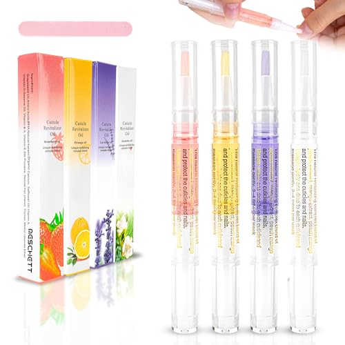 Meschett 4PCS Cuticle Oil Pens